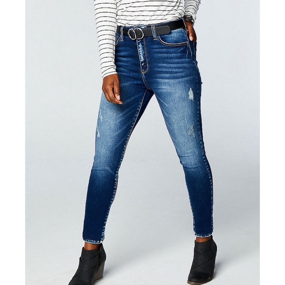 KanCan High Rise Dark Wash Skinny Jean
